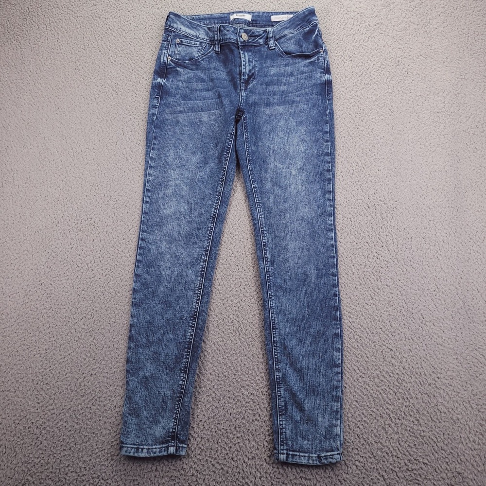 KENSIE Jeans Womens Size 2/26 Effortless Ankle Blue Stone Wash Stretch Denim